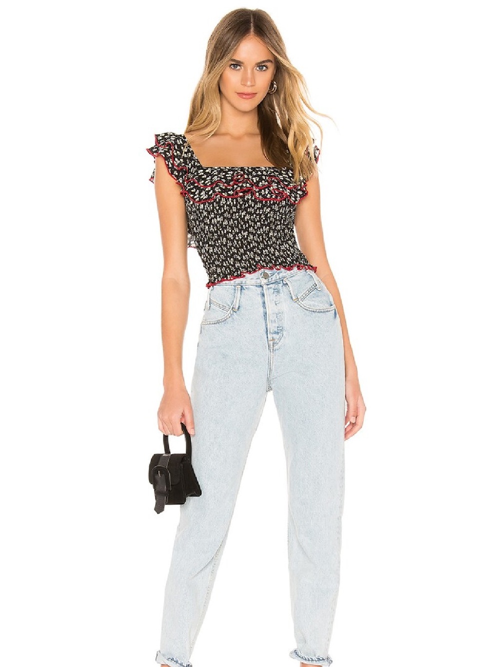 LIKELY Crop Top Size M NWT